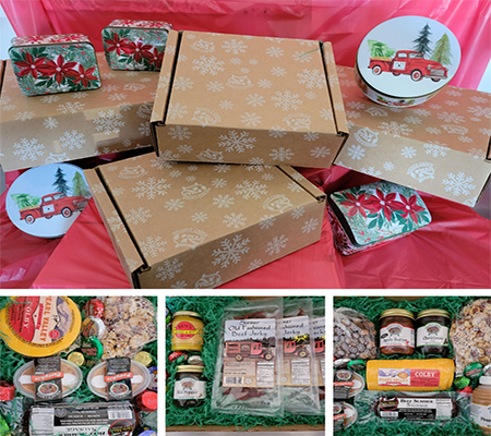 Christmas gift box assortment from Siemer Meat Market